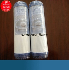 China 10 &quot;UDF Water Filter Cartridge Granular Activated Carbon Block Filter Cartridge supplier
