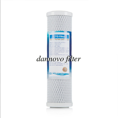 China Coconut shell CTO carbon block filter activated solid carbon cartridge filter supplier