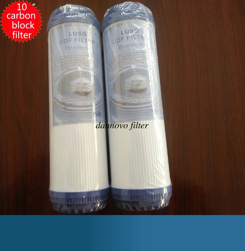 10 "UDF Water Filter Cartridge Granular Activated Carbon Block Filter