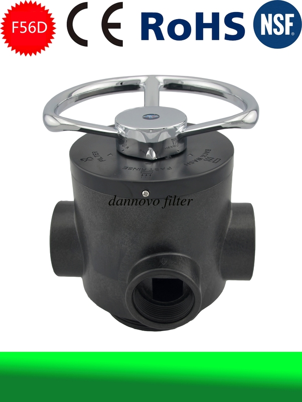 RUNXIN Multifunction Manual Filter Control Valve F56D 4" Base 2" Inlet