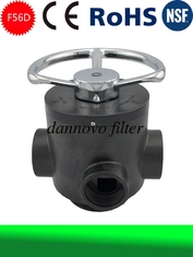 China RUNXIN Multi-function  Manual Filter Control Valve F56D 4&quot; Base 2&quot; Inlet 10m3/h supplier
