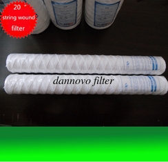 China Customized  String Wound Water Filter Cartridge PP Yarn Filter Cartridge supplier