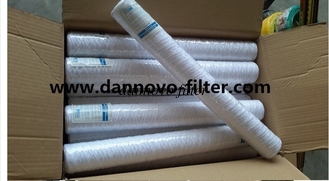 China 30 inch 5 micron  String Wound PP Cotton Water Filter Cartridge For Sediment Filter supplier