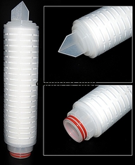 China 5 Micron Polypropylene Membrane PP Pleated Water Filter Cartridge supplier