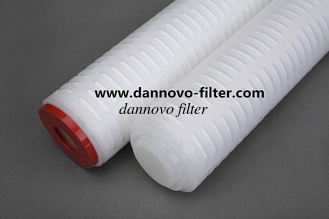 China Chemical Industry 5um PP Membrane Pleated Liquid Filter Cartridge supplier