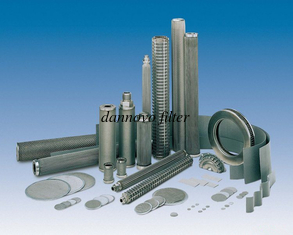 China Water Pleated Titanium SS  Filter Cartridge For Sewage Water Processing supplier