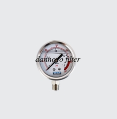 China 0-100 Psi Measurement Range Filter Cartridge with 2.5 Inches Dial Size supplier