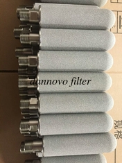 China stainless steel powder sintered porous metal filter titanium ss filter cartridge supplier