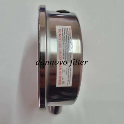 Stainless Steel Connection Thread Pressure Guage Radial Direction Axial Direction Pressure Guage supplier