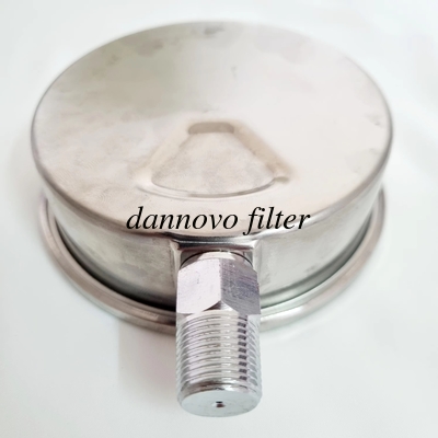 Stainless Steel Connection Thread Pressure Guage Radial Direction Axial Direction Pressure Guage supplier