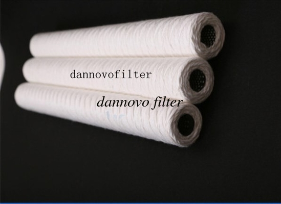 10-40 Temperature Resistant Water Filter Cartridge 5 Micron Filtration PP Silicone Seal supplier
