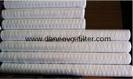 10-40 Temperature Resistant Water Filter Cartridge 5 Micron Filtration PP Silicone Seal supplier