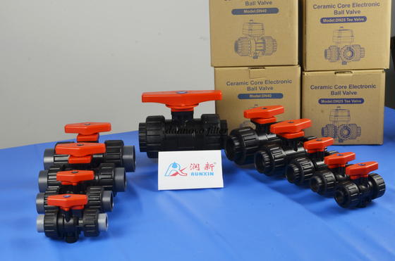 RUNXIN  Ceramic Core And Manual Plastic Ball Valve DN15-DN25 PPR Hot Melting supplier